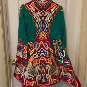 Custom-made Irish Step Dancing Feis Dress